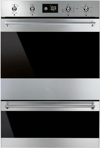 SMEG Classic Built In Double Oven With Pyrolytic Cleaning