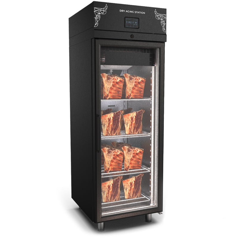 INOMAK Upright Glass Door Dry Age Cabinet