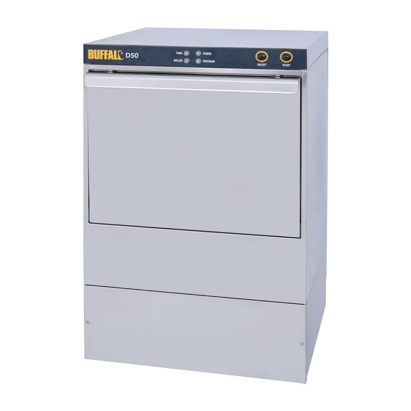 Buffalo Commercial Dishwasher 500mm with Drain Pump D50