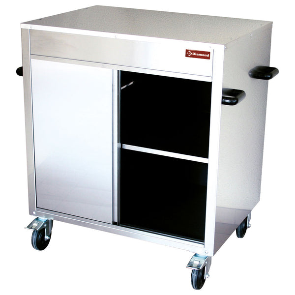 Diamond RSP-RB Neutral Cupboard, Rotary Rotisserie, On Wheels