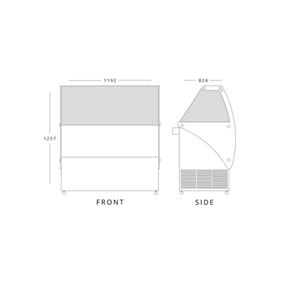 CRYSTAL Ice Cream Display