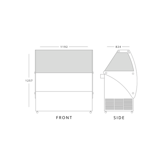 CRYSTAL Ice Cream Display