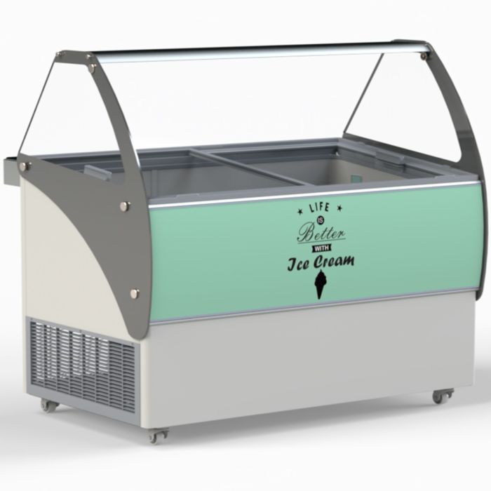 CRYSTAL Ice Cream Display 454L