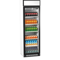 Sterling Pro Green Upright Single Door Display Chiller with Canopy, 373 Litres