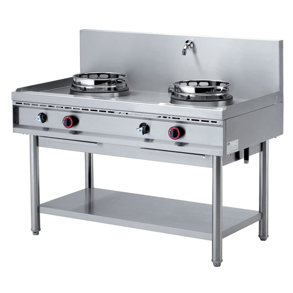 Diamond WGL2-13 Gas Wok Stove, 2 Fires (13 Kw)