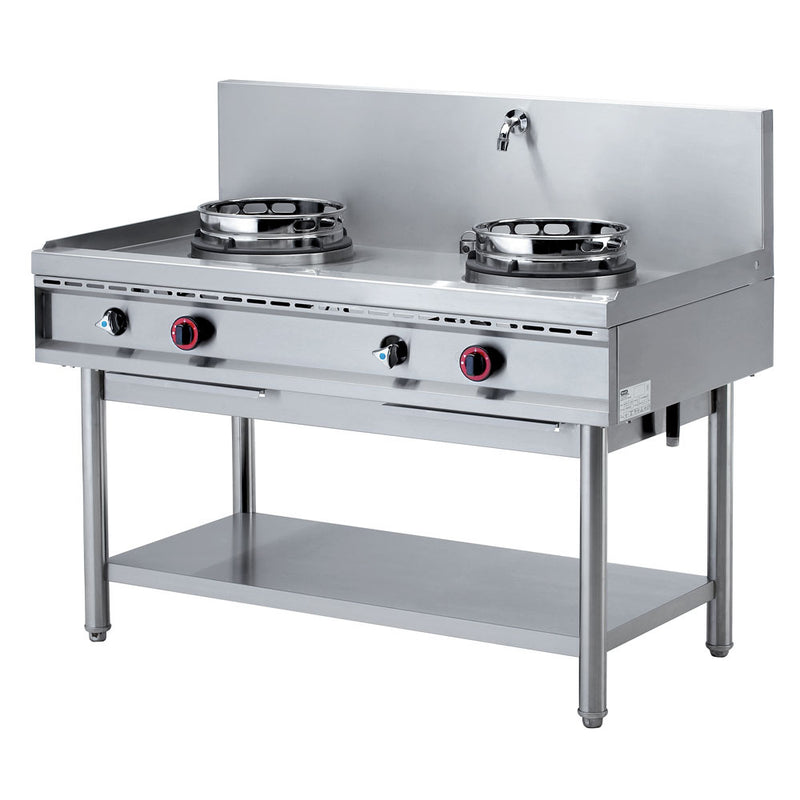 Diamond WGL2-13 Gas Wok Stove, 2 Fires (13 Kw)