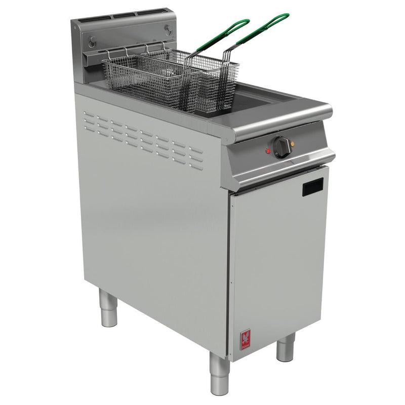 Falcon Dominator Plus Free Standing Propane Fryer with Fryer Angel G3840X