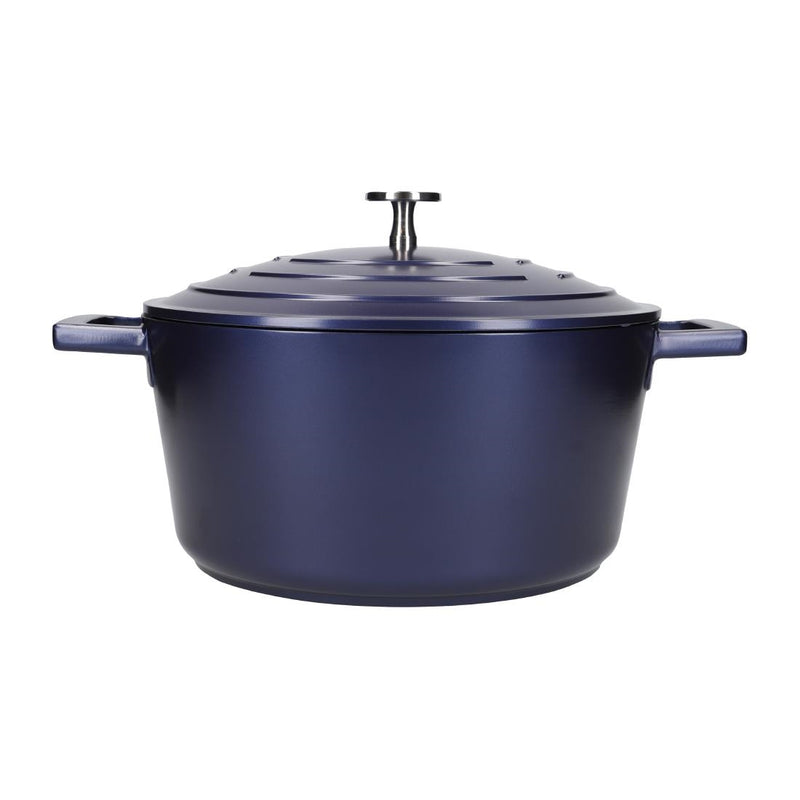 Masterclass Casserole Dish Metallic Blue 8.9Ltr