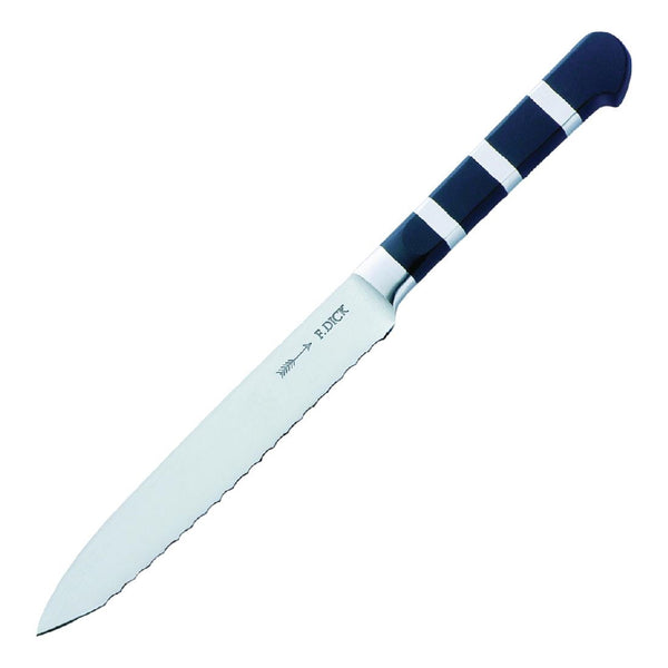 Dick 1905 Fully Forged Serrated Knife Black 12.7cm