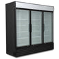 BLIZZARD Triple Hinged Glass Door Freezer Display Merchandiser