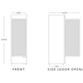 BLIZZARD Single Door Freezer Merchandiser 514L