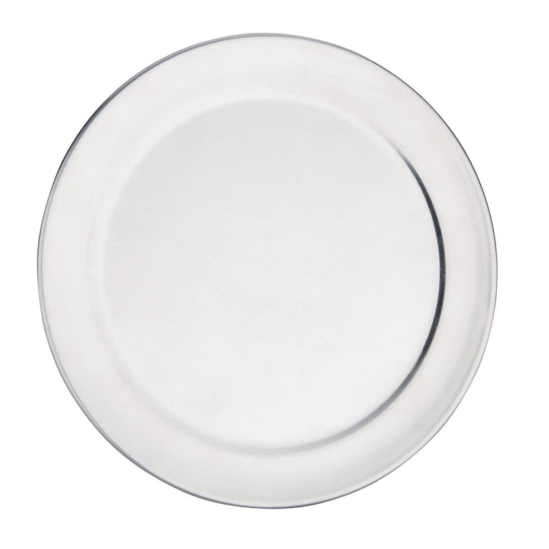 Vogue Aluminium Pizza Tray Wide Rim 8"