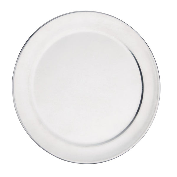 Vogue Aluminium Pizza Tray Wide Rim 10"