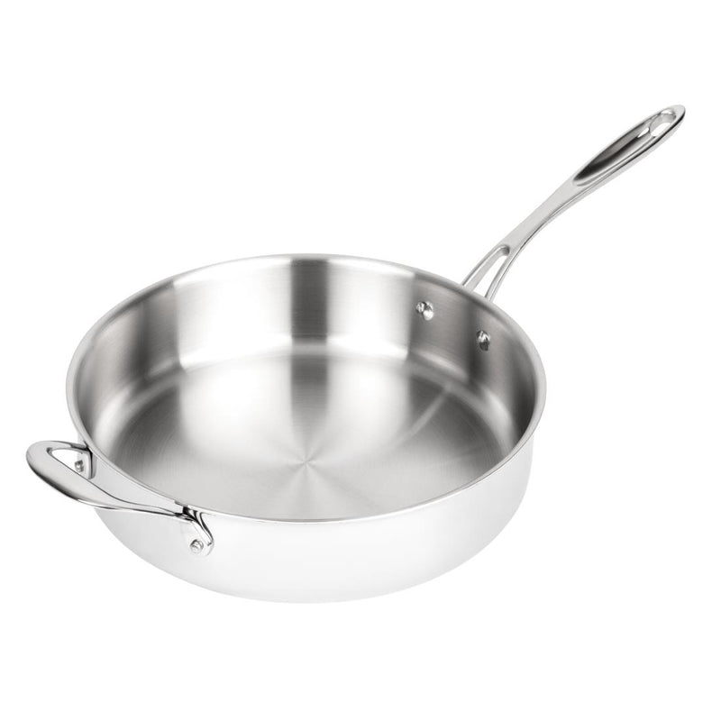 Vogue Stainless Steel and Aluminium Tri-Wall Sauté Pan 28cm