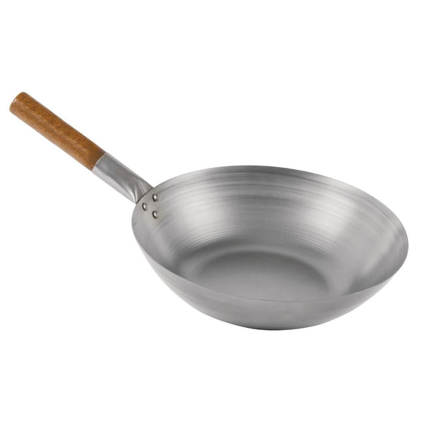 London Flat Base Wok 330mm
