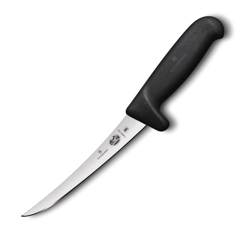 Victorinox Fibrox Safety Grip Boning Knife Black 15cm