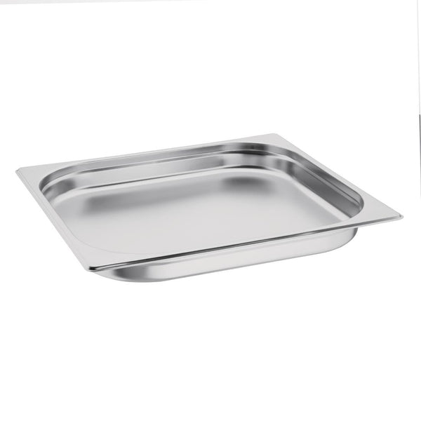 Vogue Stainless Steel 2/3 Gastronorm Tray 20mm