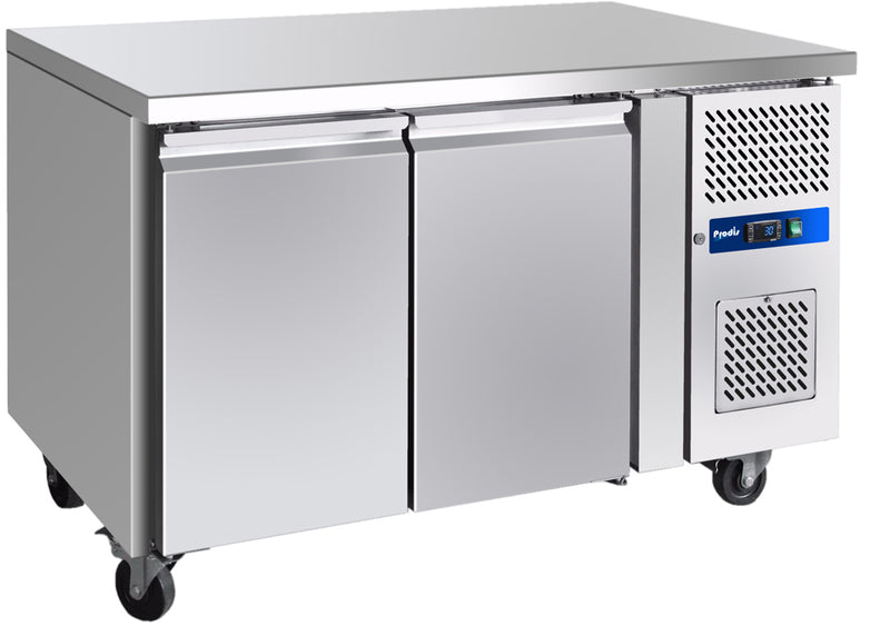 Prodis GRN-C2F Professional Two Door Stainless Steel Counter Freezer