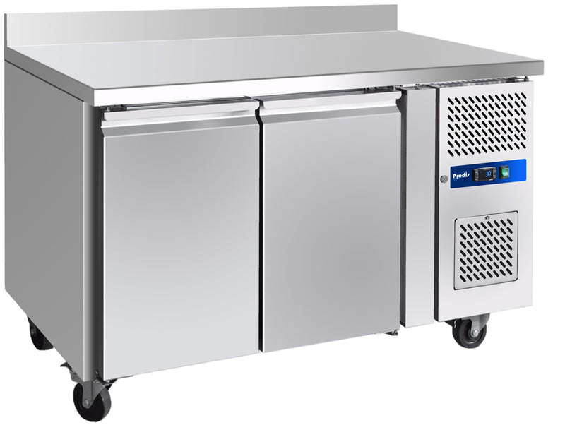 Prodis GRN-W2R Professional Two Door Stainless Steel Counter Fridge