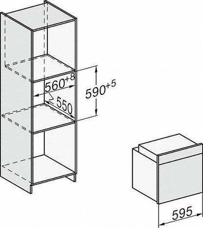 Miele Electric Oven With Pyrolytic Cleaning (76 Litres)