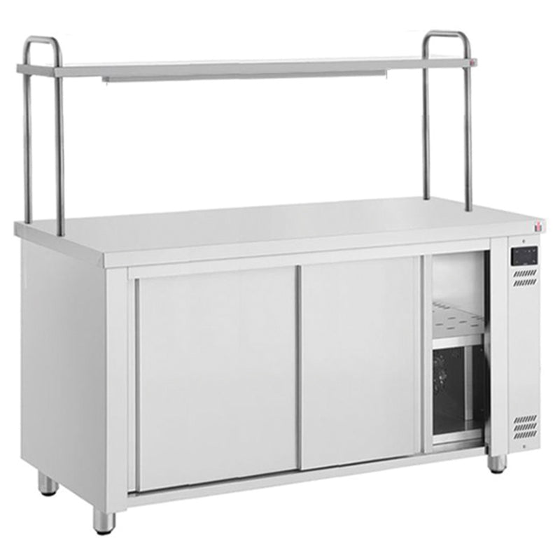 INOMAK 1900mm Hot Cupboard With Single Heated Gantry