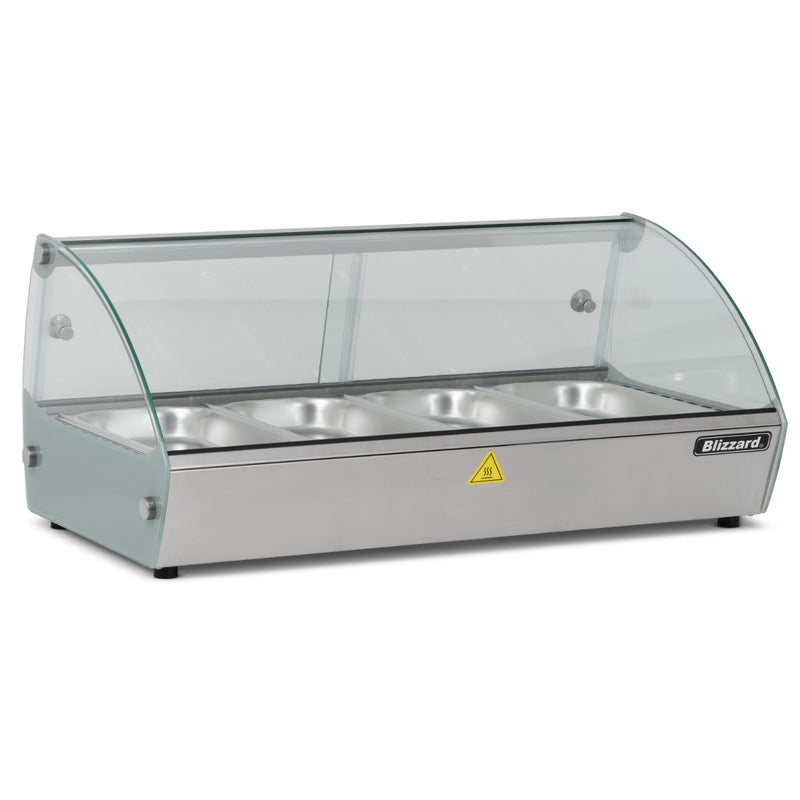 BLIZZARD Curved Counter Top Heated Merchandiser