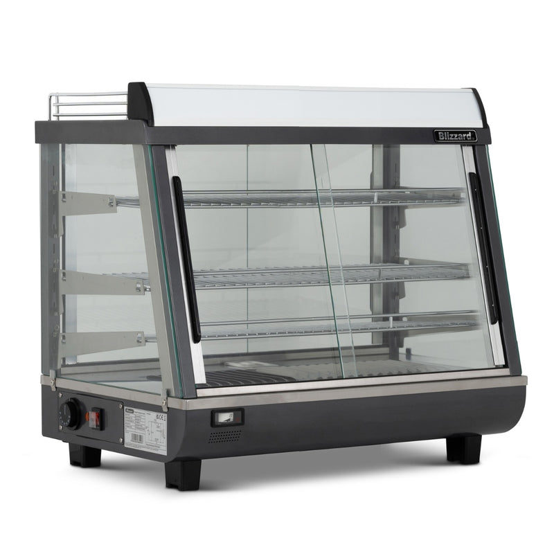 BLIZZARD 96L Counter Top Duel Access Heated Merchandiser