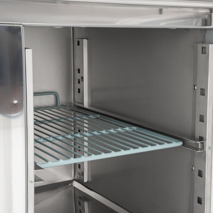 KOLDBOX Double Hinged Door Counter Refrigerator