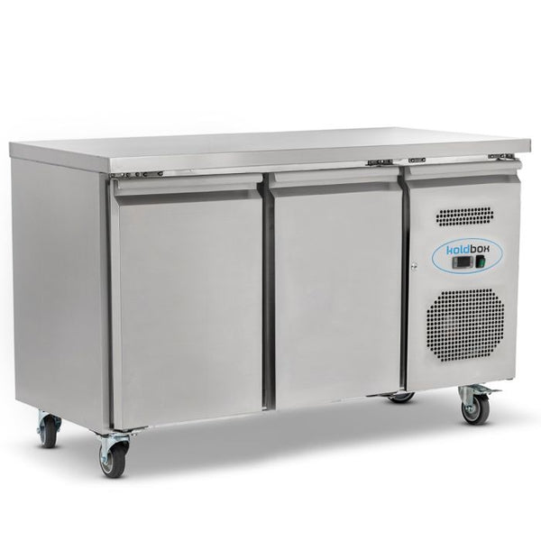 KOLDBOX Double Hinged Door Counter Refrigerator