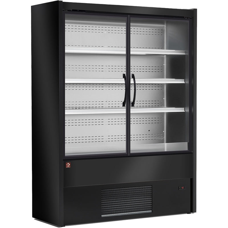 Diamond MD12/B5-R2B Ventilated refrigerated wall element, swing doors - BLACK