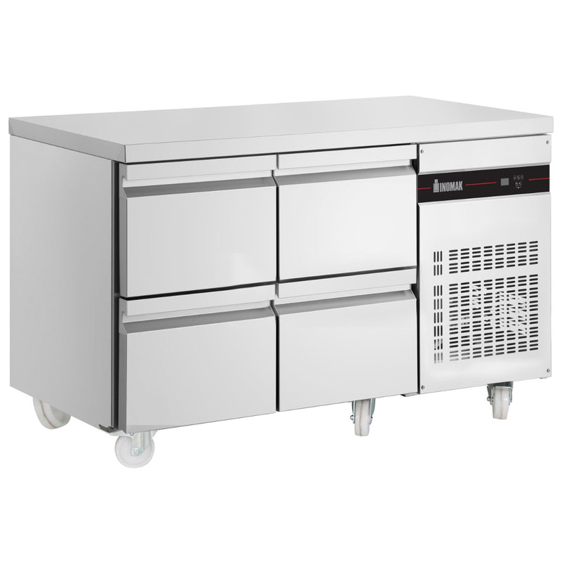 INOMAK 274L Four Drawer Gastronorm Counter Refrigerator