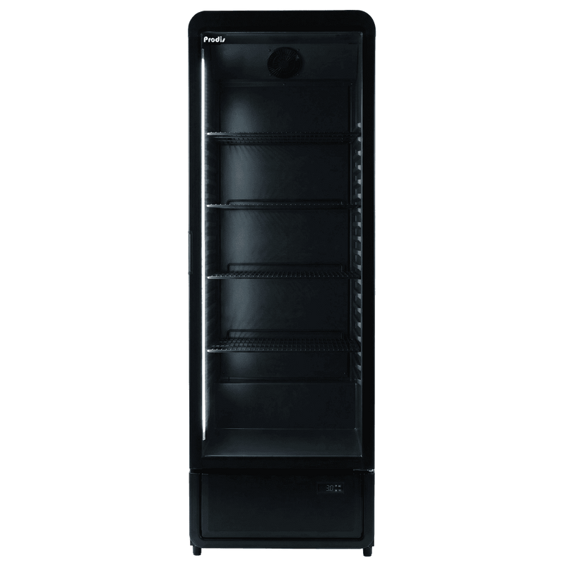 Prodis XDA600-P-K-LE Black Single Door Tall Display Fridge