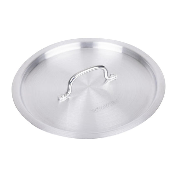 Vogue Aluminium Deep Boiling Pot Lid 24cm