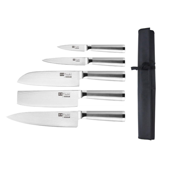 Vogue Tsuki 6-Piece Knife Set with Wallet Series