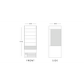 FROST-TECH Stainless Steel Multideck 600mm Wide