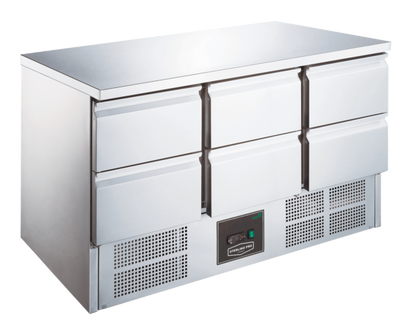 Sterling Pro Cobus 6 Drawer Undermounted Counter, 368 Litres