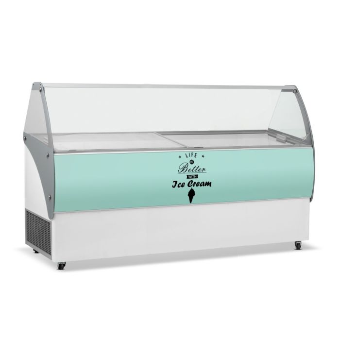 CRYSTAL Ice Cream Display 557L