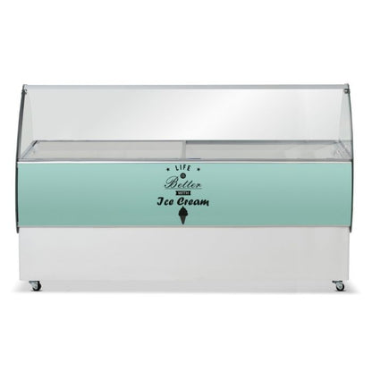 CRYSTAL Ice Cream Display 557L