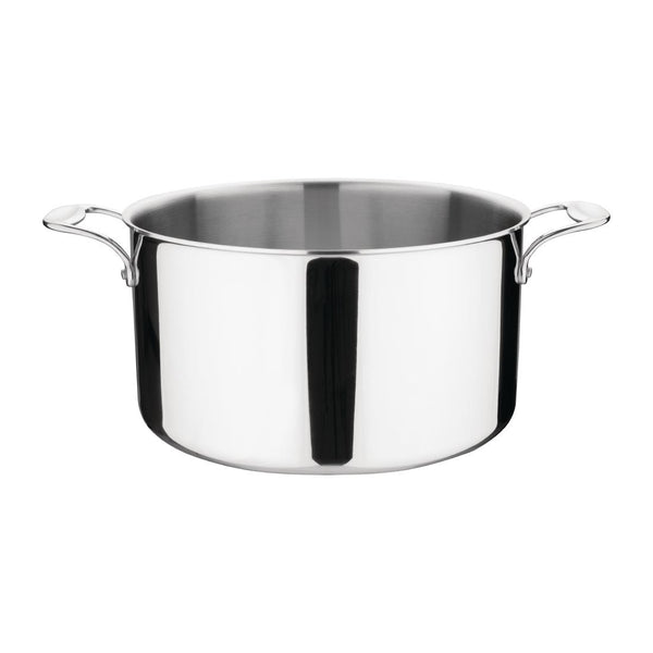 Vogue Stainless Steel and Aluminium Tri-Wall Stew Pan 28cm