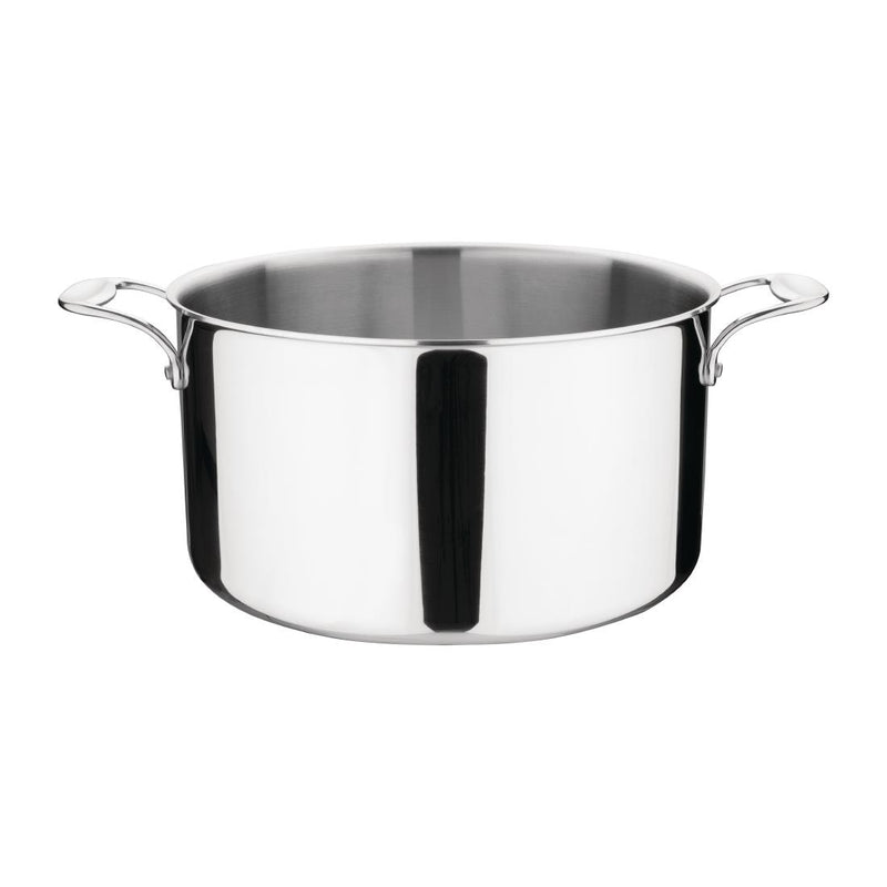 Vogue Stainless Steel and Aluminium Tri-Wall Stew Pan 28cm