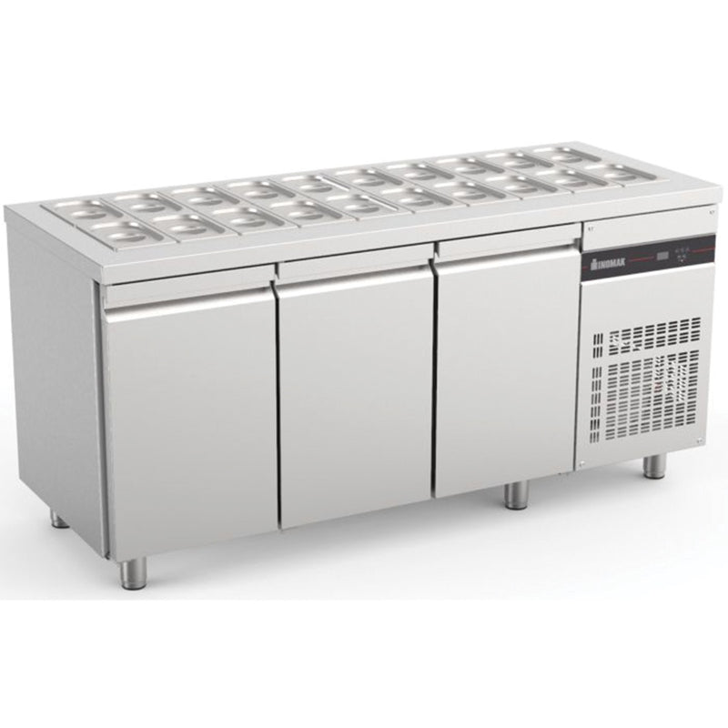 INOMAK Triple Hinged Door Gastronorm Saladette