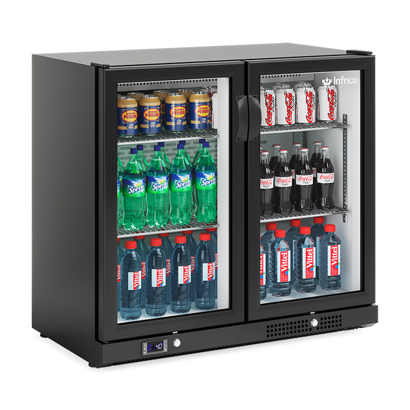 INFRICO Double Sliding Glass Door Bottle Cooler
