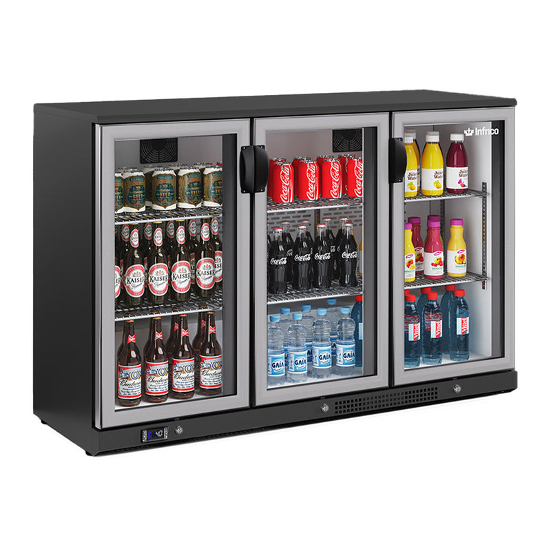 INFRICO Triple Hinged Glass Door Bottle Cooler