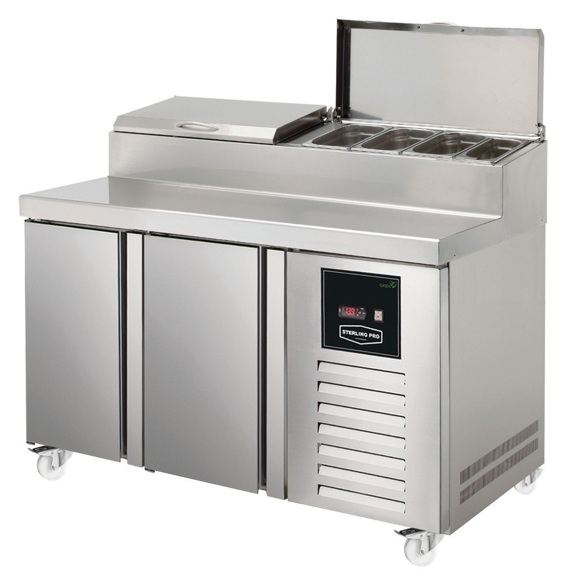 Sterling Pro Green SPIZ-135 2 Door Refrigerated Preparation Counter