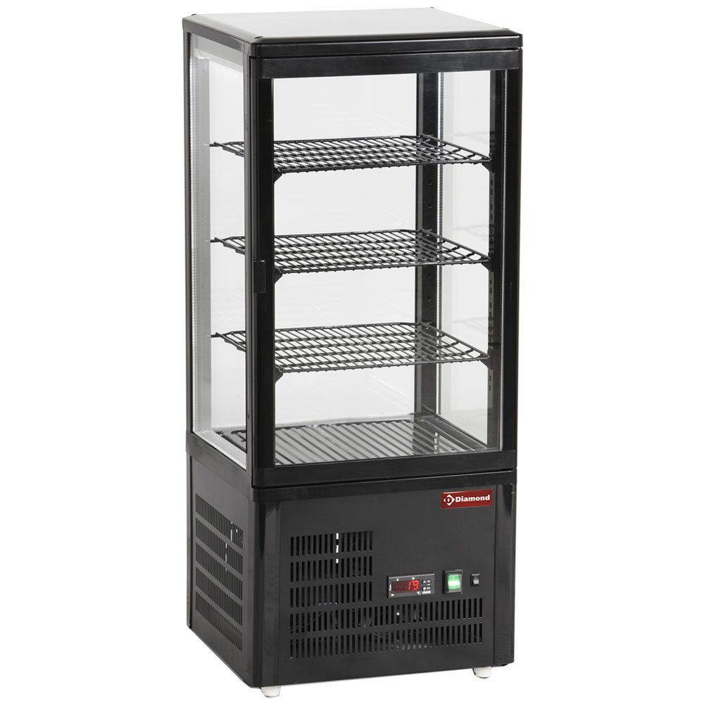 Diamond MIC-48B/R6 Black Taple Top Refrigerated Display