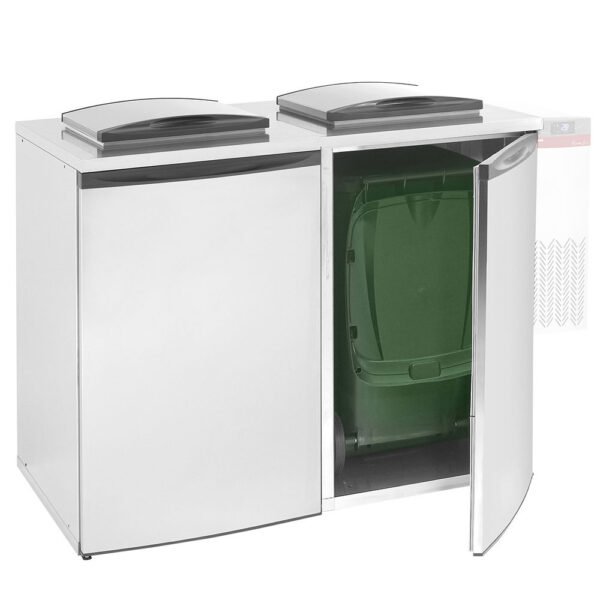 Diamond RDY-2C Waste Bin Storage Refrigerator - Holds 2 Bins