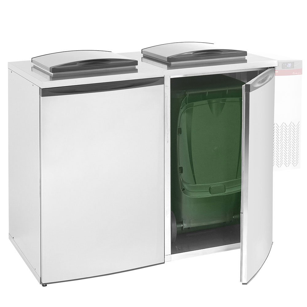 Diamond RDY-2C Waste Bin Storage Refrigerator - Holds 2 Bins