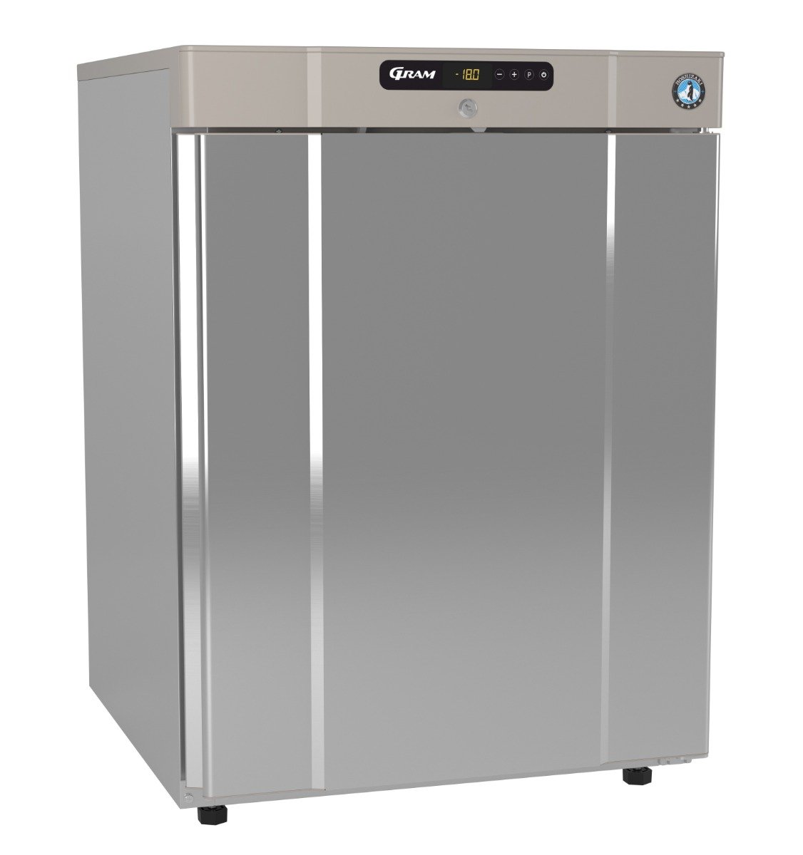 Hoshizaki F 220 R-DR G U Compact Undercounter Stainless Steel Freezer, 123 Litres