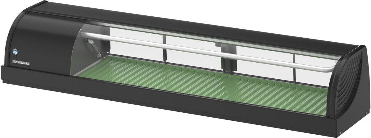 Hoshizaki HNC-150BE-L-BLH Left-Sided Sushi Display Case with LED Lights, 57 Litres