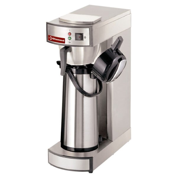 Diamond PTH-S1/T Stainless Steel Semi-automatic Coffee Percolating Machine, 2.2 Litres